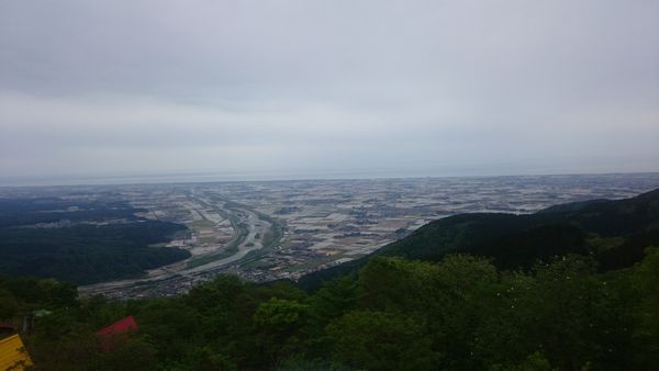 獅子吼高原から見る金沢平野